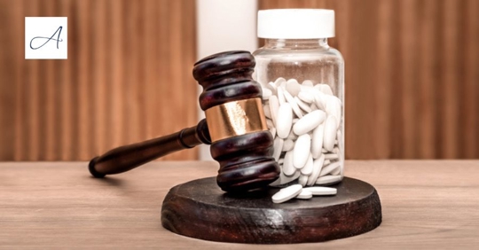 pills and gavel