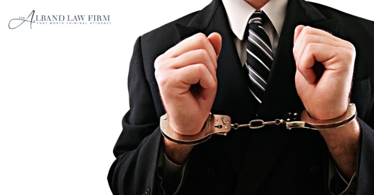 businessman in handcuffs